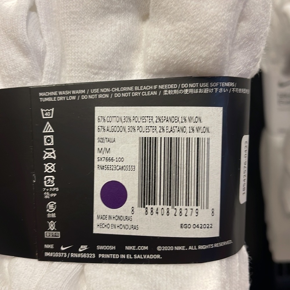 Nike Training Crew Socks (6 Pairs) Nike Everyday Cushioned - Picture 6 of 16